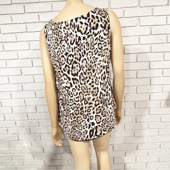 Chico’s Reversible Leopard-Mixed Print Tank - Size Medium - Picture 12 of 12